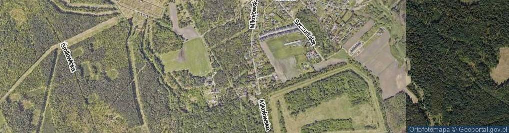 Zdjęcie satelitarne Mikołowska ul.